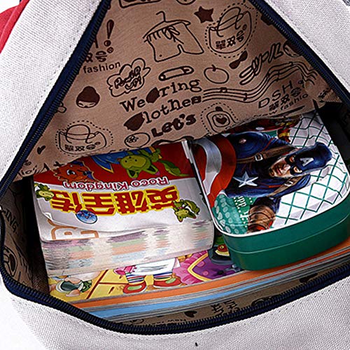 Wudi Dibujos Animados Robot Hombro Bolsa Ajustable Lona Escuela Mochila Multi Uso al Aire Libre Mochila Robot Amarillo