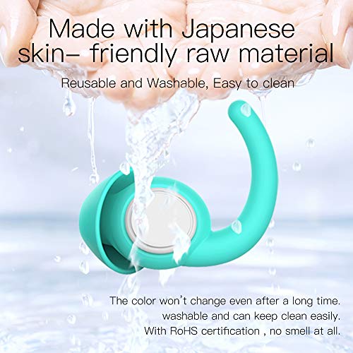 WUTAN Tapones Oídos para Dormir Tapones para los Oídos de Silicona 2 pares Tapones Oídos Ruido Reducción Tapones para los oídos para Roncar Natación Concierto Estudiar Trabajar Disparos