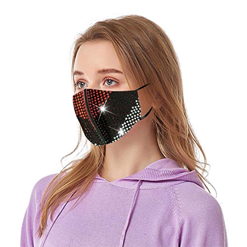 WUXS Cara de tela de material transpirable ajustable reutilizable unisex ?Á???????? Lavable a prueba de viento