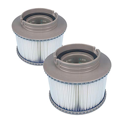 WuYan 2 filtros para piscina inflable MSpa FD2089, cartuchos de repuesto MSPA filtro para subterráneos y spas, piscinas inflables en casa, playa y baño