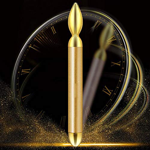 WXDXR Masajeador Antiarrugas Ocular Dispositivo de Masaje de Vibración removedor de Arrugas Equipo de Belleza Dorado Multifuncional Adecuado para aliviar la Fatiga Ocular, disminuir Las ojeras, etc