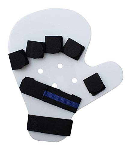 WXXT Dedo entablillado Corrector, el Dedo diapasón Separador Puntos Ortesis Mano Ortesis del túnel carpiano for el Movimiento/hemiplejía/Lesión Cerebral Traumática 9.14 (Color : Left, Size : S)