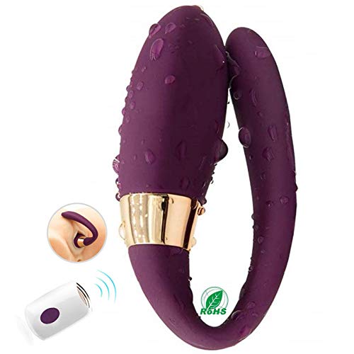 WXZDQ Vībrǎdør Clītørīanø Mửjer Paréjas Mando a Distancia, Tipo U Vībrǎdoręș para Mụjér Control Remoto Inalámbrico para Mụjér Puņțó Ġ y Clítøríș con Silencioso 7 Modos, șęxø Juguętęs
