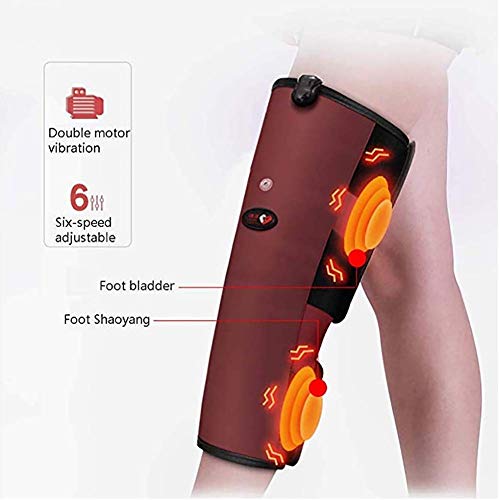 WYBD.Y Masajeador de Rodilla de presión de Aire eléctrico, función de Calor y vibración, Rodilleras magnéticas, Alivio, relajación, Dolor Muscular, promoción de la circulación sanguínea