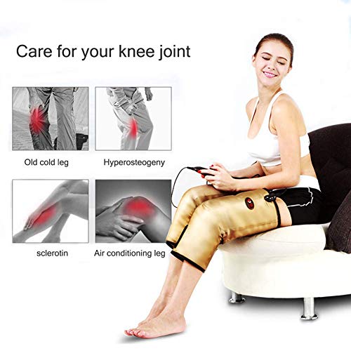 WYBD.Y Rodilleras, función de Calor y vibración, Rodilleras magnéticas, Alivio para relajar el Dolor Muscular, Promover la circulación sanguínea, Masaje de vibración de Tres Frecuencias