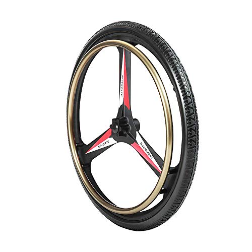 WZC Silla de ruedas Plegable Ligero Ultra ligero Portátil Deportivo Casual Aluminio Liberación rápida Amortiguador Viejo Viajando Rueda pequeña Carretilla de viaje