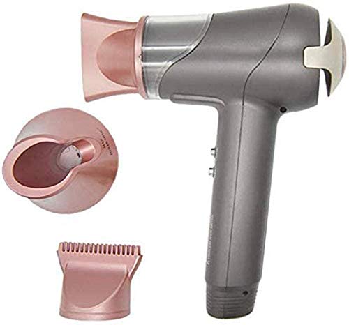 WZLJW Secador de Pelo, secador de Pelo portátil inalámbrico Recargable con secador del Soplo Caliente y frío Viento de bajo Ruido con boquillas de hogar del Recorrido ggsm