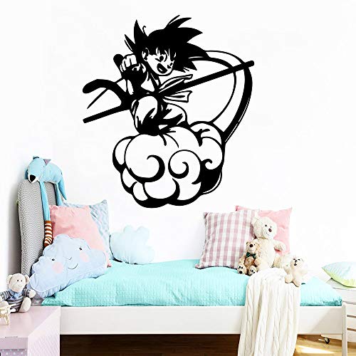 wZUN Etiqueta engomada Plana Dragon Ball decoración del hogar calcomanía habitación de los niños decoración del hogar Vinilo Arte calcomanía 28X30cm
