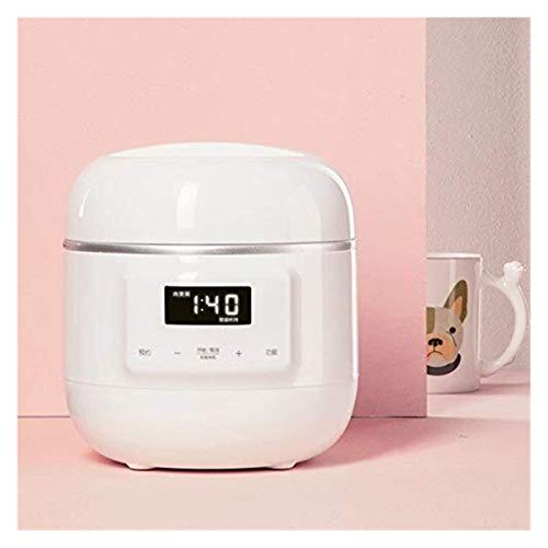 X-LSWAB Pote de cocinar eléctrico eléctrica Lenta con Cocina Mini automático Que Cocina la Sopa de gachas de Reparto de Agua de cocción de cerámica 0.8L Suplemento Liner bebé Pot for el Vapor Pequeño
