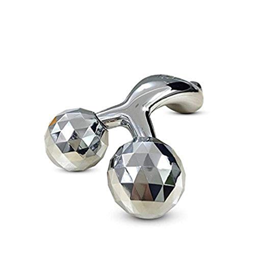 XCAI Masajeador facial 3D Masajeador de bola de amasado, rodillo adelgazante de platino, para fortalecer las herramientas reafirmantes de la piel y levantar el cuerpo y eliminar arrugas