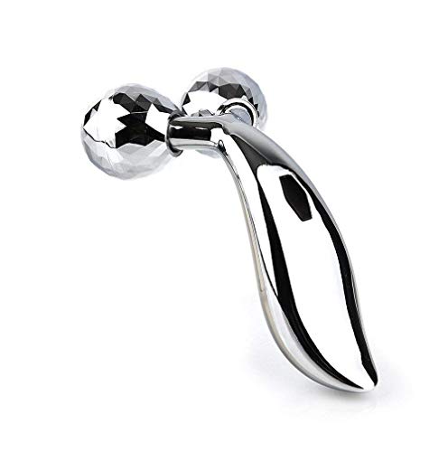 XCAI Masajeador facial 3D Masajeador de bola de amasado, rodillo adelgazante de platino, para fortalecer las herramientas reafirmantes de la piel y levantar el cuerpo y eliminar arrugas