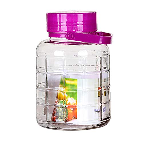 XDLYM Botella de Vino espumoso, Tarro del Tarro Kimchi, Tarro de la salmuera del hogar, Botella sellada Frasco,M3