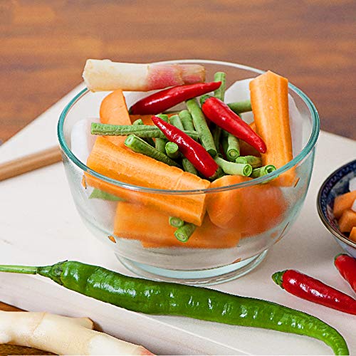 XDLYM Kimchi Frasco, Tarro de la salmuera del hogar, Tarro en escabeche, Sellado Botella de Vidrio Transparente, engrosadas Olla Kimchi,M1