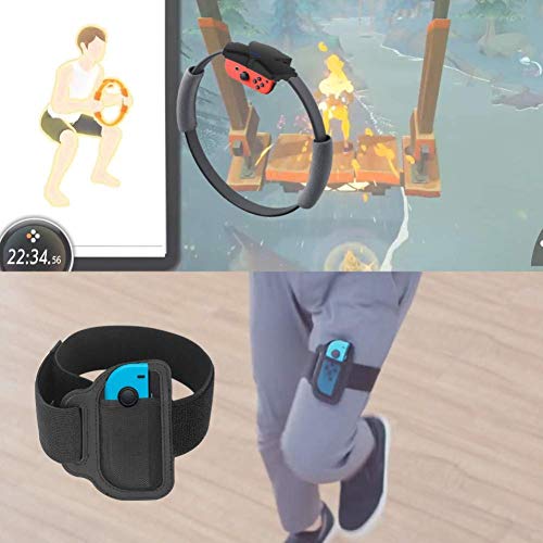 XFF Gamepad Anillo De Fitness De Inducción del Cuerpo Humano Juegos De Aventuras Adecuados Controlador De Gamepad De Pierna Elástica