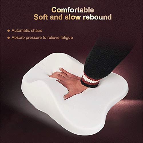 Xhtoe Almohadas de Viaje Almohada Caliente Suave y cómodo de Coches Almohada for Cuello de la PU del Cuero del Asiento de Coche del Amortiguador Lumbar Cojín reposacabezas