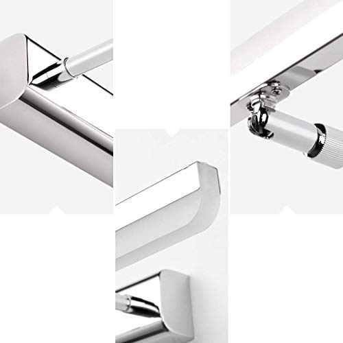 XIAJIA -7W 700LM Lámpara LED de pared, Lámpara de espejo Aplique de Baño LED 400mm 6000K para Espejo Muebles de Maquillaje Aparato Montado en la Pared(Blanco Frío)