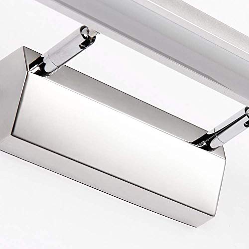 XIAJIA -7W 700LM Lámpara LED de pared, Lámpara de espejo Aplique de Baño LED 400mm 6000K para Espejo Muebles de Maquillaje Aparato Montado en la Pared(Blanco Frío)