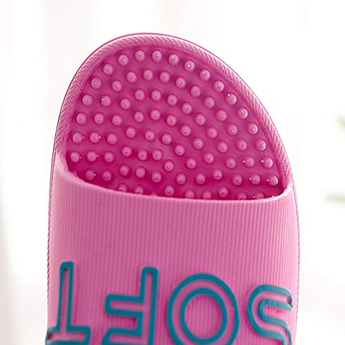 Xiao Jian- Suelas para el hogar Masaje de pies Zapatillas Puntos de acupuntura Pedicura Pareja Baño en casa Resbalón Hombres y Mujeres Sandalias y Zapatillas Verano Zapatillas