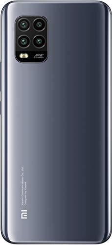 Xiaomi Mi 10 Lite (Pantalla AMOLED 6.57”, TrueColor, 6GB+64GB, Camara de 48MP, Snapdragon 765G, 5G, 4160mah con carga 20W, Android 10) Gris