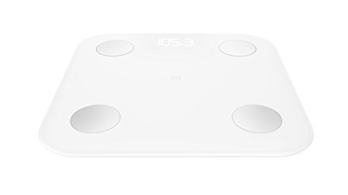 Xiaomi Mi LPN4013GL - Bascula de baño, electrodos de acero inoxidable, blanco