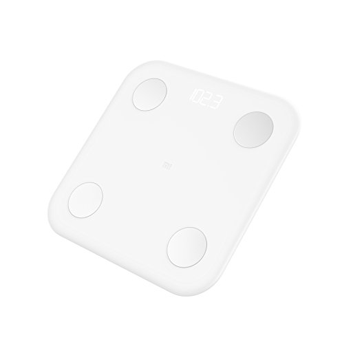 Xiaomi Mi LPN4013GL - Bascula de baño, electrodos de acero inoxidable, blanco