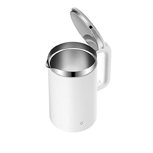 Xiaomi Mi Smart Electric Kettle YMK1501 EU version - Hervidor eléctrico inteligente con interior de acero inoxidable, control de temperatura durante 12h, 1.5 litros, 1800W, color blanco