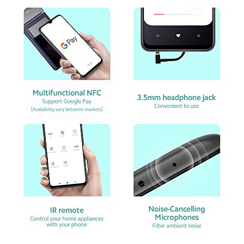 Xiaomi Redmi 9 Smartphone 3GB RAM 32GB ROM Teléfono Móvil,6.53" Pantalla Dot Drop Completa Helio G80 Procesador,Dual SIM Type-C,Cámara Cuádruple(13MP+8MP+5MP+2MP) Versión Global(Gris)