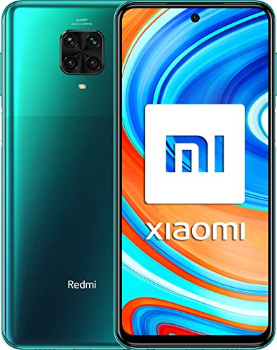 Xiaomi Redmi Note 9 Pro - Smartphone de 6.67" (DotDisplay, 6 GB RAM, 128 GB ROM, 64 MP AI Quad cámara, batería de 502 0mAh) Tropical Green(Global version)