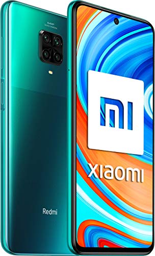 Xiaomi Redmi Note 9 Pro - Smartphone de 6.67" (DotDisplay, 6 GB RAM, 128 GB ROM, 64 MP AI Quad cámara, batería de 502 0mAh) Tropical Green(Global version)