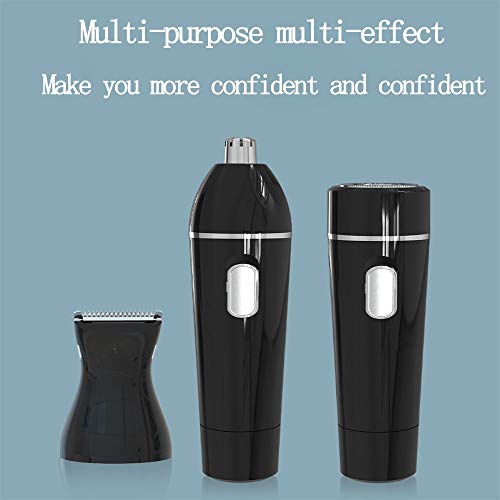 Xihouxian Recortador De Pelo De Nariz Eléctrico - Máquina Multifuncional Cuerpo Impermeable/Rotativo Navaja De Afeitar Cabello/For Hombres Y Mujeres Vale la pena Tener