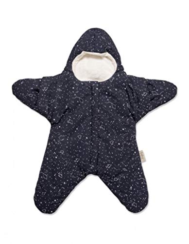XING GUANG Saco De Dormir Hecho A Mano Estrella Algodón Acolchado Bebé Abrazo,Blue(0-1years)