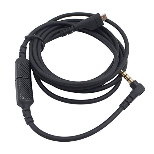 Xingsiyue Dial de Mezcla de Chat Tarjeta de Sonido Cable de Extensión con Adaptador de 3.5 mm para Arctis 3 / Arctis Pro Wireless/Arctis 5 / Arctis 7 / Arctis Pro
