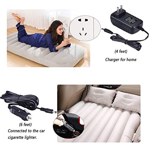 XINGXINGNS Bomba De Aire Electrica Dc12V / Ac230V Bombas De Desinflado Inflado Inflador De Coche Electrobomba con 3 Boquillas Usado para Botes Inflables, Camas de Inflables,For Automotive