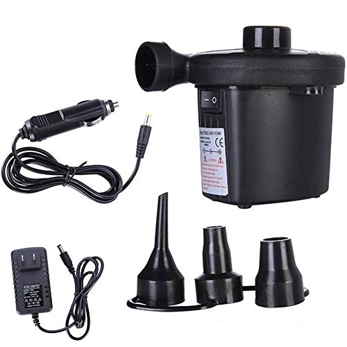 XINGXINGNS Bomba De Aire Electrica Dc12V / Ac230V Bombas De Desinflado Inflado Inflador De Coche Electrobomba con 3 Boquillas Usado para Botes Inflables, Camas de Inflables,For Automotive