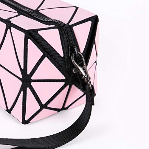 XINTECH Versión Coreana PU Plegable Bolsa de Lavado cosmética portátil Viajes Multifunción Organizador casero Reutilizable Superior