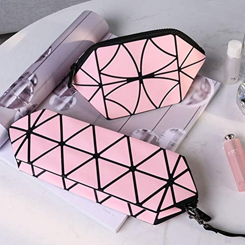 XINTECH Versión Coreana PU Plegable Bolsa de Lavado cosmética portátil Viajes Multifunción Organizador casero Reutilizable Superior