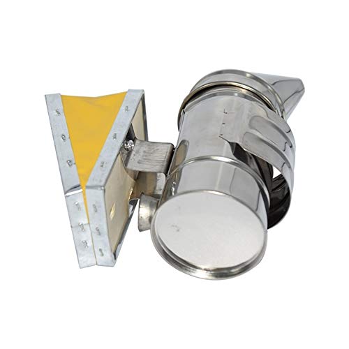 XINXI-YW Conveniente Herramienta de Apicultura Marca Abeja Fumador Colmena de Kit de transmisor Apicultura Equipo de Acero Inoxidable Adecuado for Fumador Decorativo