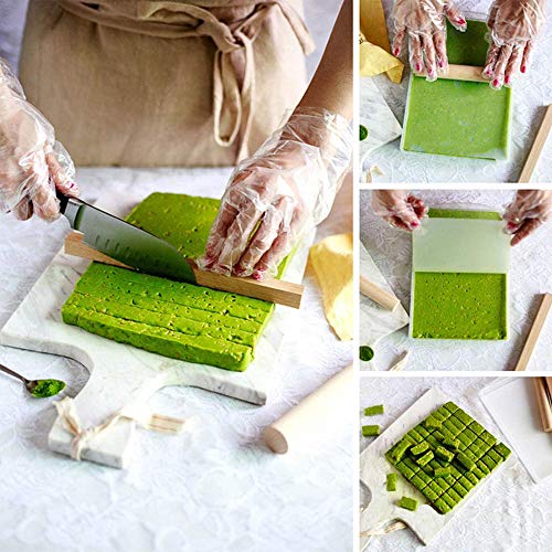 Xkfgcm Molde Turron De Chocolate 5 Piezas / 1 Juego Set de Turrón Antiroturas Proteínas y Barra de Energía Bandeja para Cubitos de Hielo Molde para Dulces Molde de Cocina para Donas y Chocolate