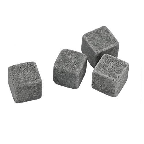 XKJFZ 8pcs Piedras del Whisky Ecológico Granito Cubos De Hielo Piedras del Whisky del Cubo De Hielo De Las Rocas De Granito Artesanal Beverage Cubos De Chiller
