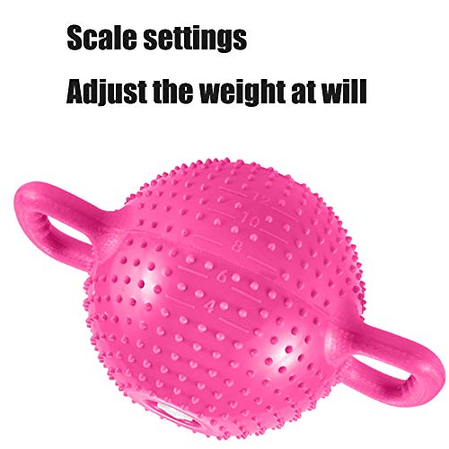 XMH Pesa Rusa Portátil,Mancuerna De Pilates De Yoga para Mujeres En Casa, Adecuada para Ejercicio De Cuerpo Entero, Entrenamiento Cruzado, Entrenamiento De Fuerza para Perder Peso,Rojo