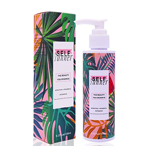 Xnuoyo Autobronceador con Ingredientes Orgánicos y Naturales, Loción Bronceadora para Una Piel Bronceadora Más Oscura, Loción Autobronceadora para Una Piel Clara a Mediana