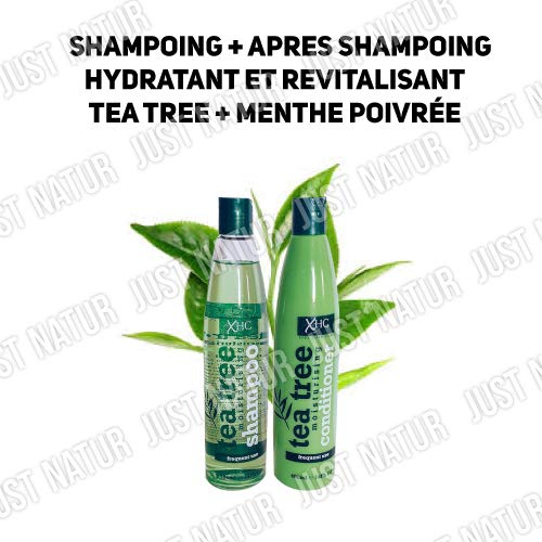 Xpel hair care - Xhc juego de árbol de té hidratante champú + acondicionador 400 ml