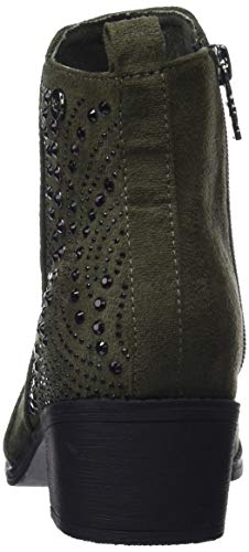 XTI 48606, Botines para Mujer, Verde (Kaki Kaki), 39 EU