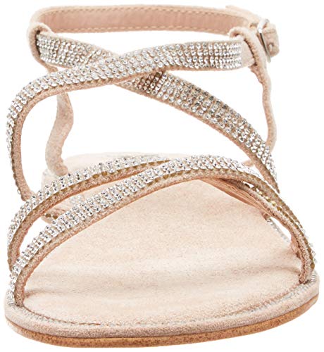 XTI 48996, Sandalias con Punta Abierta para Mujer, Rosa (Nude Nude), 39 EU