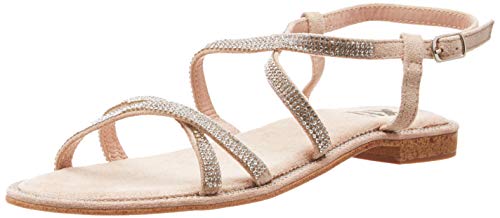 XTI 48996, Sandalias con Punta Abierta para Mujer, Rosa (Nude Nude), 39 EU