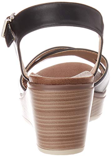 XTI 49865.0, Sandalias con Plataforma para Mujer, Negro (Negro Negro), 37 EU