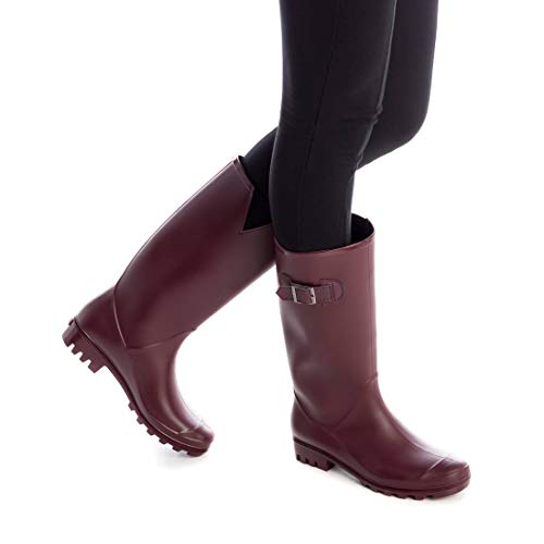 XTI - Bota para Mujer - - - Color Burdeos - Talla 40