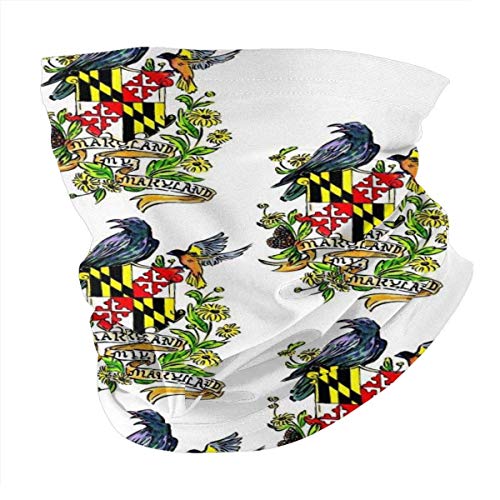 XXUU My Maryland Baltimore Oriole Mascarilla Facial Bandanas Bufanda Calentador de Cuello Diadema para Polvo Aire Libre Deportes Polvo Sol, Protección contra el frío