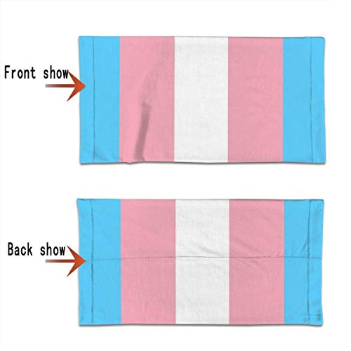 XXUU Transgender Pride Flag Mascarilla Facial Bandanas Bufanda Calentador de Cuello Diadema para Polvo Deportes al Aire Libre Polvo Sol, protección contra el frío