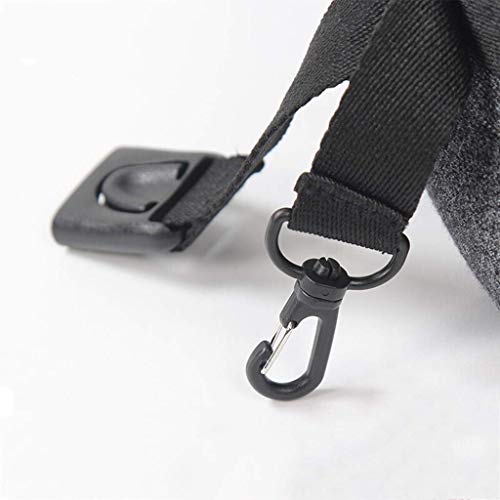 XZJJZ Soporte ergonómico portátil for el Cuello en Forma de U -Funda Suave, Transpirable y Lavable- Gris Oscuro